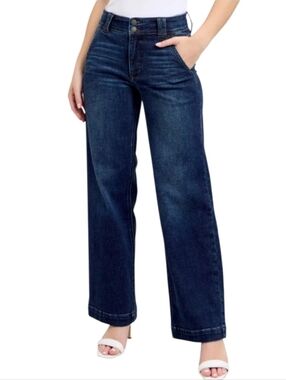 Judy Blue High-Waisted Wide Leg Denim Jeans